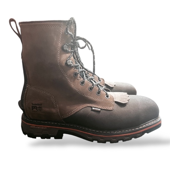 Timberland Pro TB1A22CN Men’s 11.5 True Grit Waterproof Side Zip Comp Toe Boots - Picture 1 of 7
